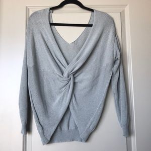 Forever 21 twist back sweater